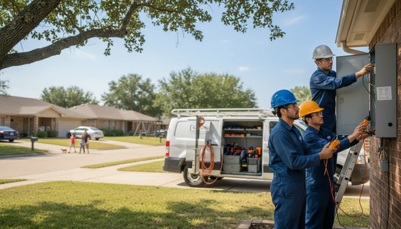 Certified electrician providing emergency electrical services in Tifton, GA